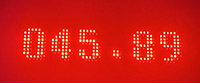 Target range LED timer